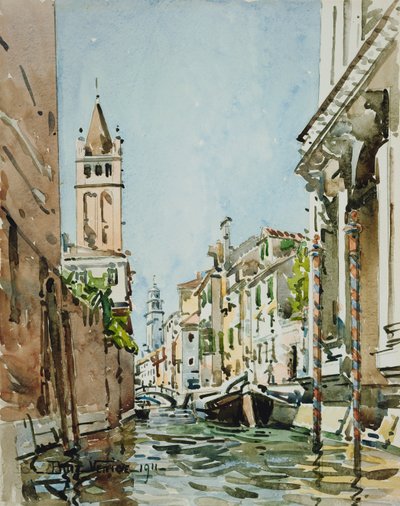 Rio di San Barnaba, Venice by Edward Darley Boit